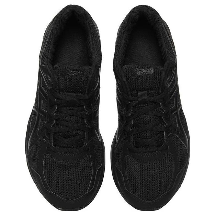 New Asics Jog 100 2 Low Top Casual Running Shoes Unisex Black 1011C089-001