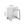 Kitchen Stainless Steel Sink Sponges Holder Self Adhesive Drain Drying Rack Kitchens Wall Hooks Accessories Storage Organizer