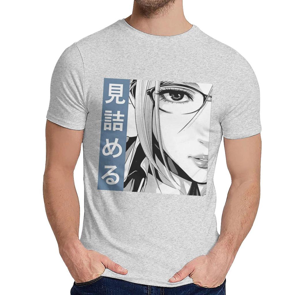 Man S O Neck Prison School Meiko Shiraki Stare Hip Hop T Shirt
