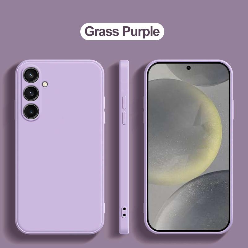 24 Ultra Plus S24Ultra Case Oringal Square Liquid Silicone Phone Case For Samsung Galaxy S24 S 24 Ultra Plus S24Ultra Soft Cover
