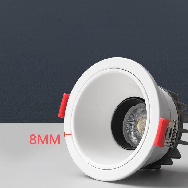 Recessed Aluminum Cob Led Downlights 7W 10W 12W Led Ceiling Lamp Led Spot Lights Background Lamp Indoor Lighting 110V/220V