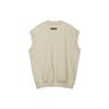 Fear of God Essentials Fall-Winter 2022 Rib-Knit V-Neck Vest With Fleece Logo Unisex Vest Smoke-Grey FOG-FW22-666