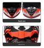 3C Certified Flip-up Dual Visor Full Face Helmet for Men and Women - All Seasons