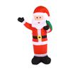 Inflatable Santa Claus Outdoor LED Decor Large Christmas Garden Ornament Lawn Yard Decoration for Holiday Celebrations