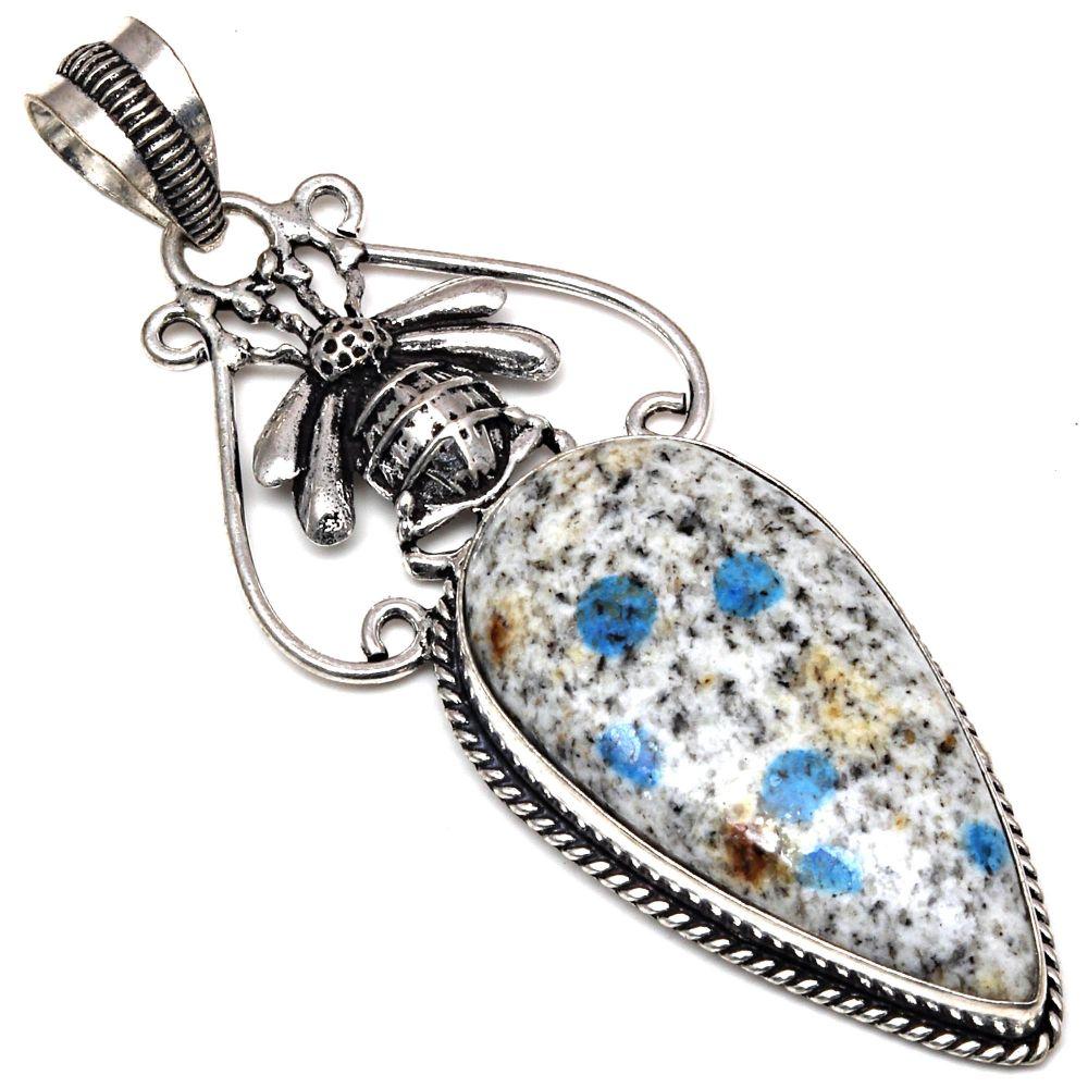 

Necklace K2 Jasper Gemstone Handmade Gift For Her Silver Jewelry 3