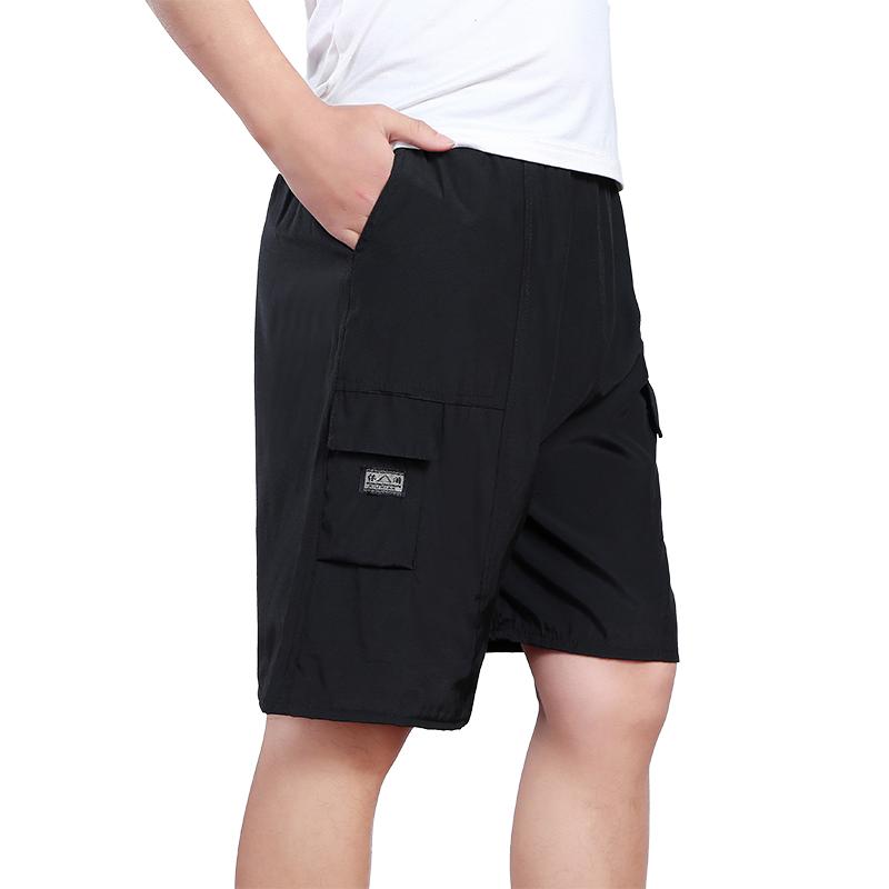 Middle-aged Summer Men's Shorts Five-point Pants Loose Casual Sports Men's Beach Pants Mid-waist Pants