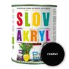 Matte Acrylic Paint for Wood, Metal and Concrete Water-based Opaque Slovakryl SLOVLAK BLACK: 0.75 L
