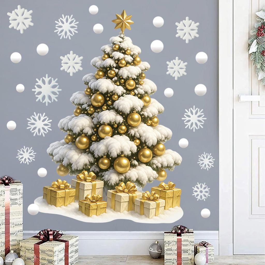 Decorațiuni de Crăciun Decorațiune pentru petrecerea de sărbători Autocolante pentru ferestre Autocolante statice din PVC Decorațiuni pentru ferestre