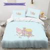 My Melody  Pattern Bedding Quilt Set  Home Decoration  Gift (1 * Duvet Cover + 2 * Pillowcase  Without Core)