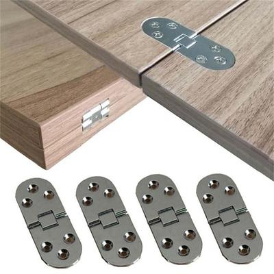 1 pieza Herrajes para Muebles Bisagras Plegables Autoportantes Bisagra para Puerta de Armario de Mesa Plegable Montaje Empotrado para Muebles de Cocina