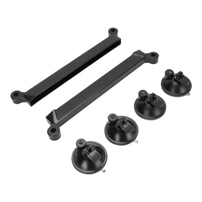 Satelliten-Saugnapfhalterung für Autofenster Schiebedach ABS Satellitenschüssel-Saugnapf-Montagesatz für Wohnmobil-Fahrten Schwarz