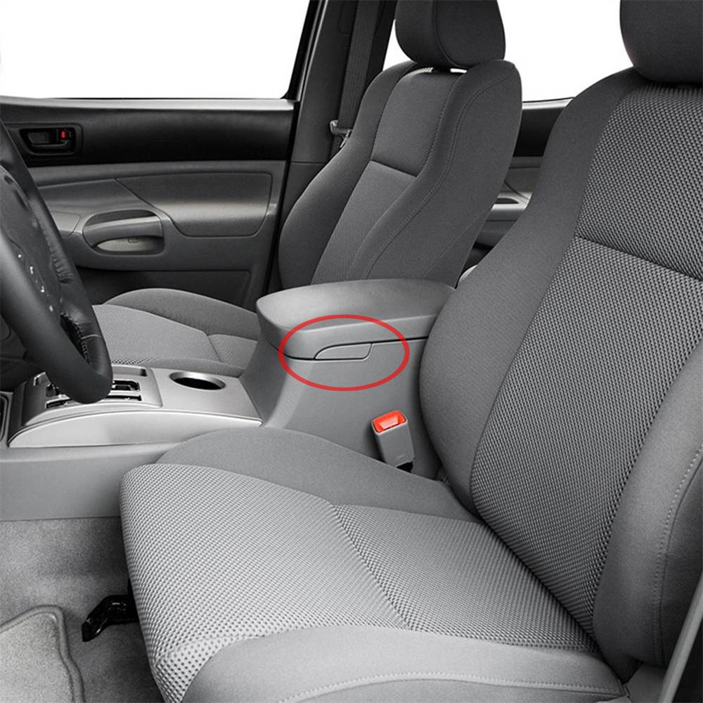 Armrest Release Handle Gray Center Console Lid Latch For Toyota Tacoma 2005-12