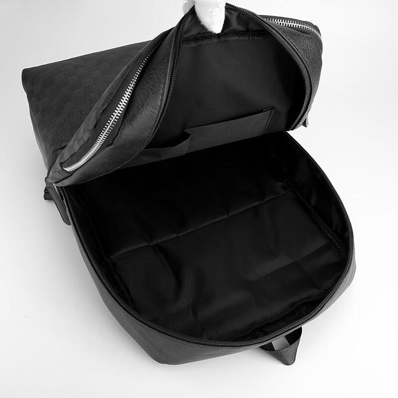 ZMN Business Casual Leather-Style Backpack