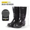 Rain shoes labor insurance pvc rain boots men's tall tube non-slip wear-resistant rubber shoes water shoes thickened beef tendon medium tube