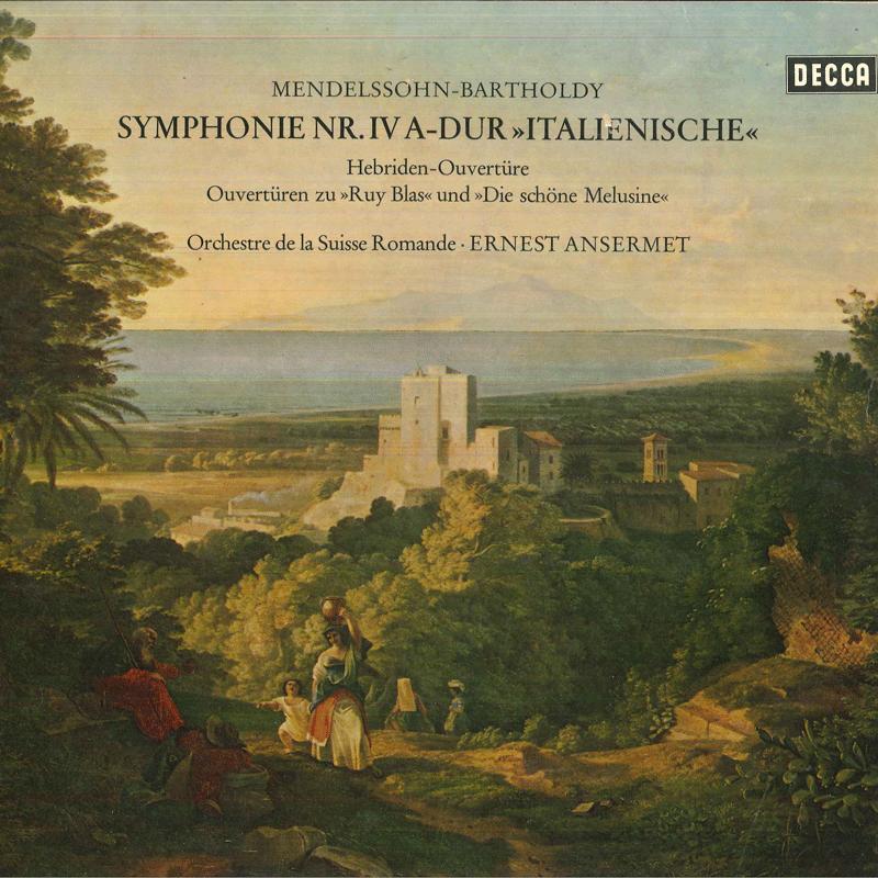 

LP Record ERNEST ANSERMET, ORCHESTRE DE LA SU - Mendelssohn Symphonie Nr4 A Dur Ita SXL6166 DECCA Germany Classical Used