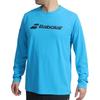 Babolat CLUB Long Sleeve Tennis Shirt Size M Men's (BUP1560C BL00) - Blue,