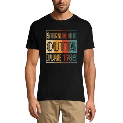 Men's T-Shirt Straight Outta June 1988 - Gift for 33rd Birthday Tee Shirt