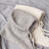 Winter Warm Shawl Balaclava Hats Solid Color Hooded Scarf Fashion Knitted Pullover Hat
