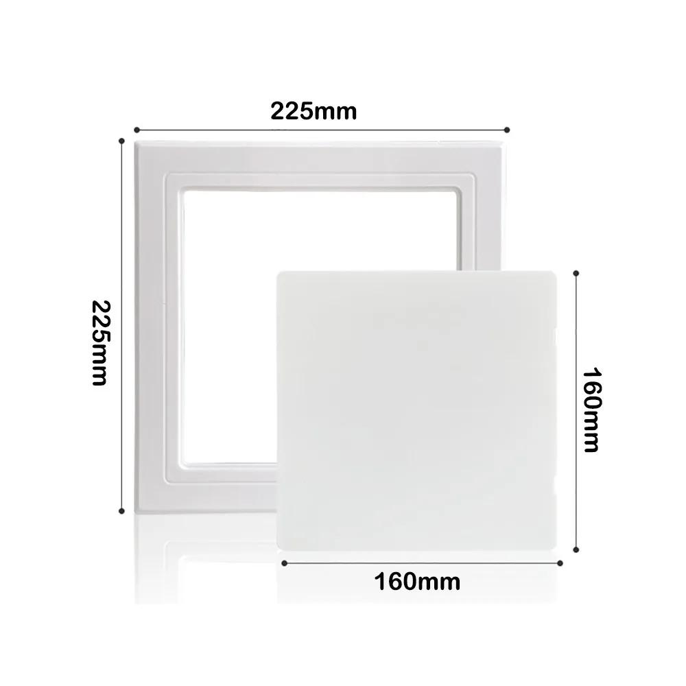 Samoprzylepny Panel Dostępowy Drzwi Białe Usuwalna Klapka Otwierająca Płyta Pokrywy Plastik ABS Pokrywa Klapy Dostępu Drzwi Ściana Sufit