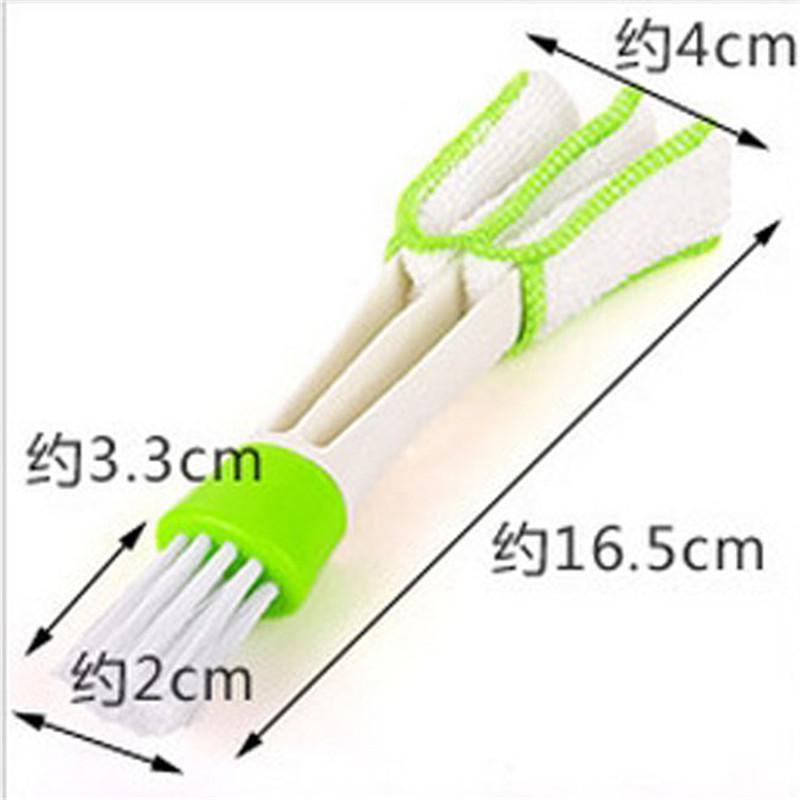 Air-condition Cleaner Double Head Clean Tools Window Leaves Blinds Duster Pocket Brush Keyboard Dust Collector Computer