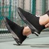 Lightweight Large Size Flying Line Running Shoes Fashion Mesh Flyknit Breathable Casual Outdoor Sneakers