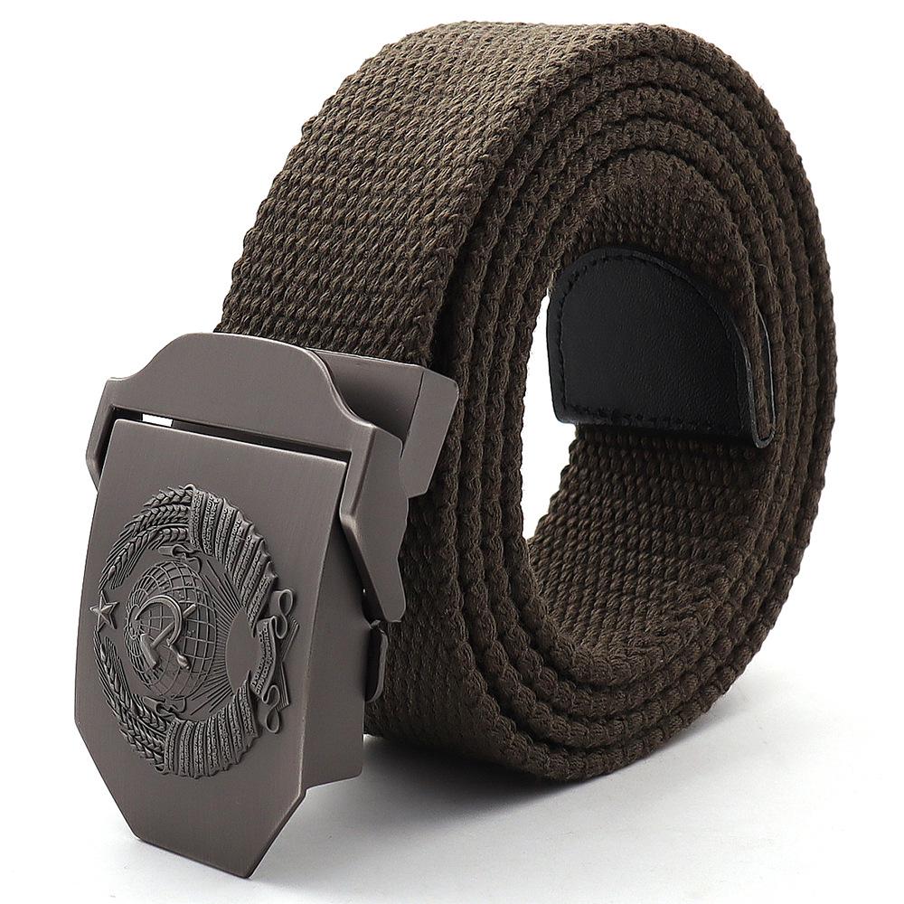 

Толстый холщовый ремень с пряжкой из сплава для повседневных брюк 150 cm