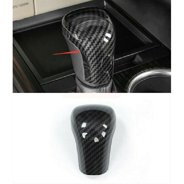 For 2018- Toyota Camry ABS Carbon fiber Gear Head Shift Knob Cover Grip Trim