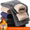 Thickened Camel Down Winter Pants: Men's & Women's Warm Knit Base Layer Pants with Plus Velvet