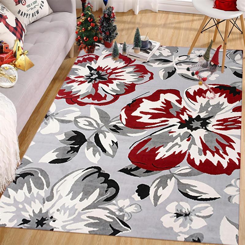 Klasyczne Europejskie Maty Zmywalne Odporne na Plamy Pełne Pokrycie Dywany do Salonu z Antypoślizgowym Chłonnym Dywanikiem Nocnym