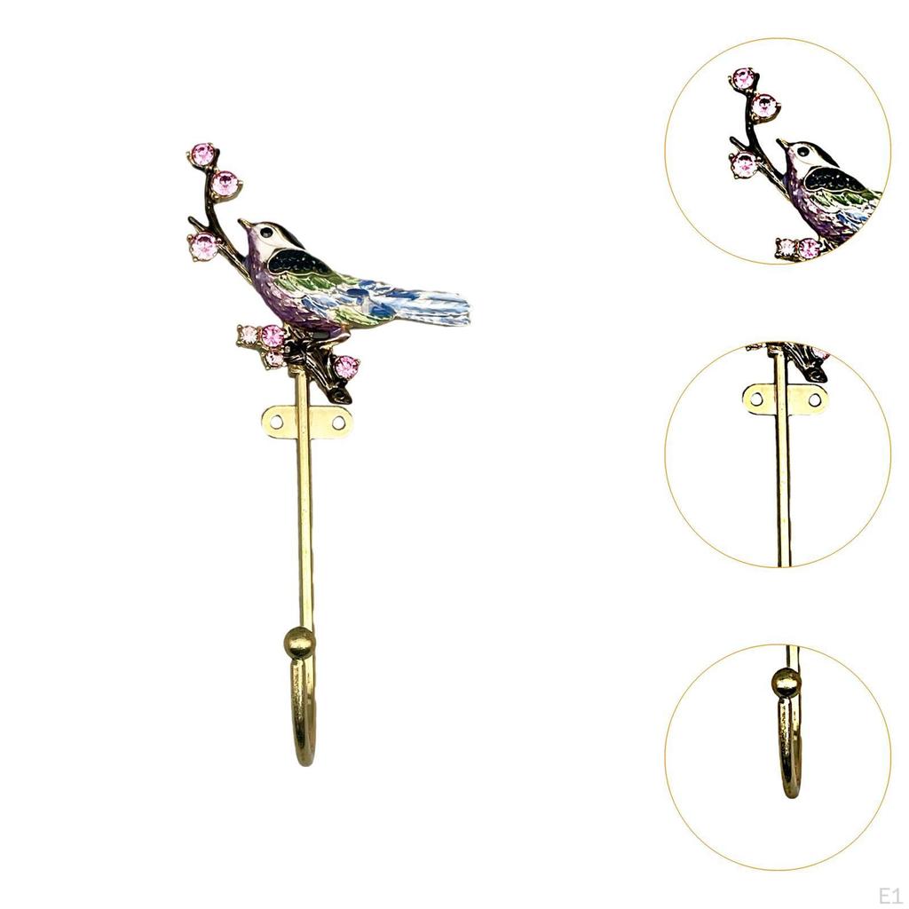 Bird Wall Coat Hook Easy to Install Durability Decorative Hanger Hanging for Coats Doorway