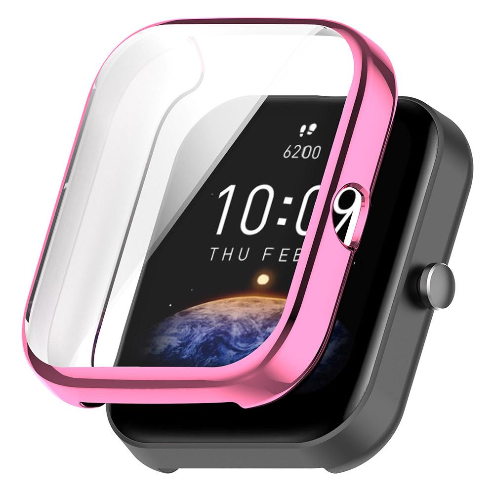 Custodia Protettiva Con Vetro Temperato Per Amazfit Bip 3 / Bip 3 Pro - Cover Opaca Con Protezione Schermo Integrata