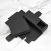 16 Stück Schwarze Papier-Karton-Box Ätherisches Öl Geschenkverpackungsbox Rechteckige Schubladen-Geschenkbox Verwendet für Geburtstag Hochzeitsfeier Geschenkbox