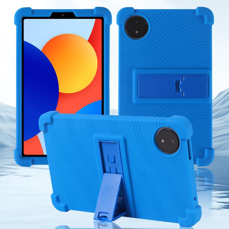 Protective Case for Redmi Pad SE 8.7 inch Tablets, Kids Friendly Soft Silicone Adjustable Stand Cover for Redmi Pad SE8.7