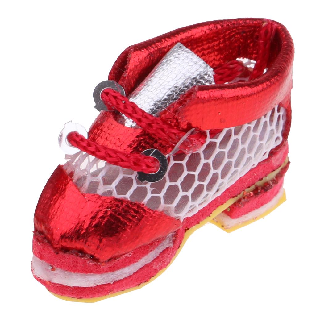 1//6 Scale Fashion Sports Shoes Casual Clothes for Blythe BJD Dolls Black