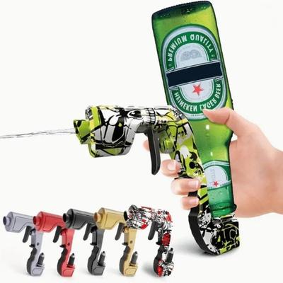 1 Stück, Bierpistolen-Injektor, Sektpistolen-Sprüher, Weinflaschen-Bierspender, Sprühpistole, Brunnenflasche, Bierauswurfpistole für Party, Bar, Club, Weinwerkzeug