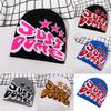 Knitted Hat Retro With Letter And Star Embroidery Design For Hip Hop Look Street