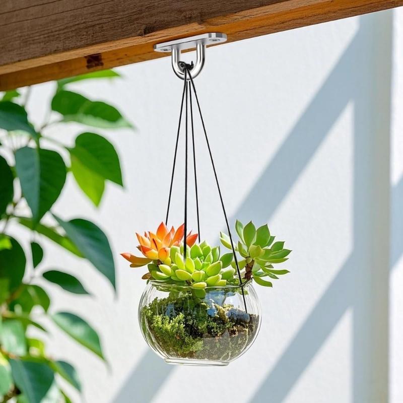 10PCS Reinforced Oval Shaped Miniature Hook Strong Steel Mounting Hardware for Ceiling Curtain Rope Installation