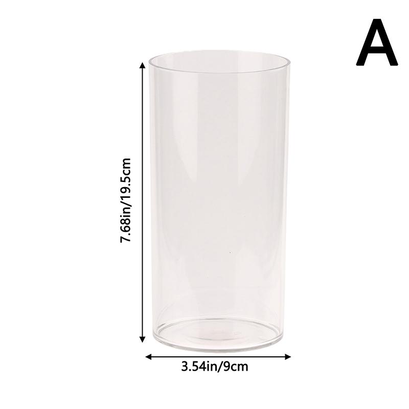 Hydroponic Plants Acrylic Cylinder Vase Transparent Fresh Flowers Decorative Bottles For Wedding Dining Table Centerpieces