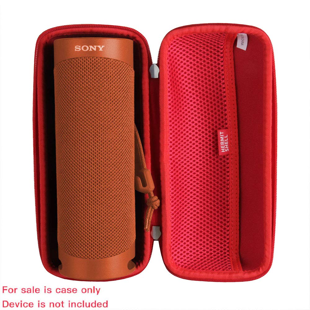 Hermitshell Storage Case for Wireless Portable Speaker SRS-XB23 (Red)