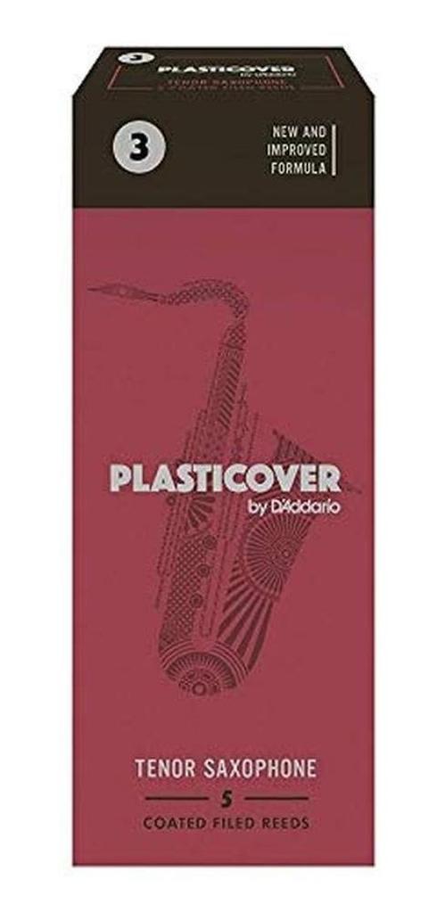 D'Addario WoodWinds D'Addario Tenor Saxophone Reeds, Plasticover by D'Addario RRP05TSX200 [Hardness: 2.0], Pack of 5