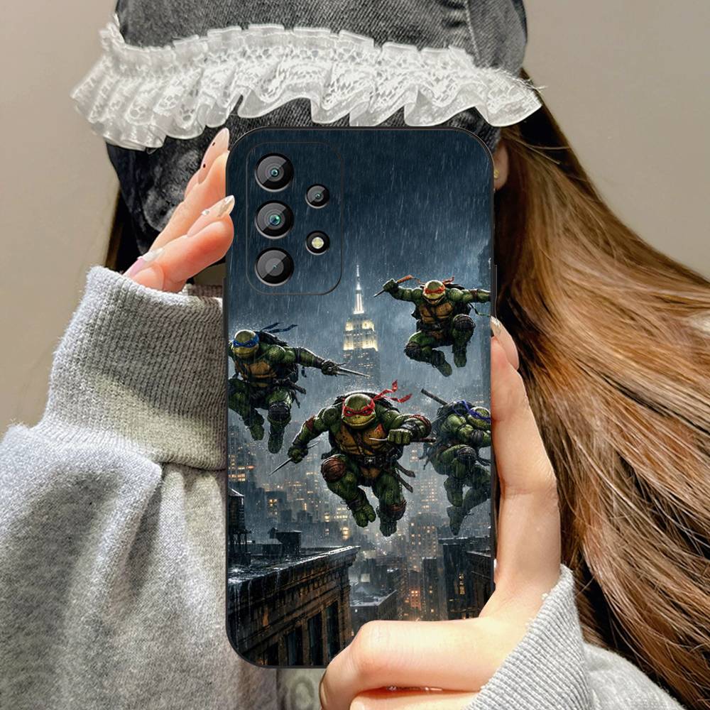 

Cartoon N-Ninja T-Turtles Phone Case For Samsung A 52 53 21 32 13 12 71 31 51 40 72 73 70 22 42 50 30 20 21 Shell Samsung A32 5G