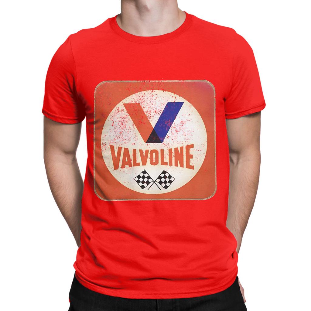 Valvoline Retro Schild Lustige Grafik 100% Baumwolle T-Shirt Valvoline Oberteile T-Shirts Für Unisex