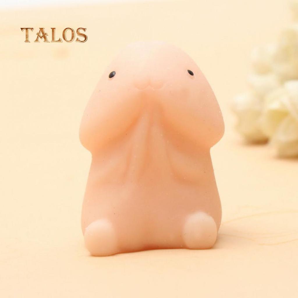 Soft Mini Faux Glans Tvar Kreslené Zvířátko Hračka Squeeze Roztomilá léčivá hračka Zábavné dárkové hračky pro všechny věkové kategorie