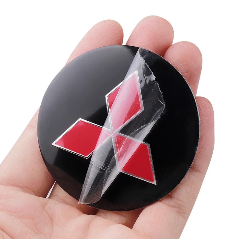 4pcs 56/60mm Cars Hub Caps Car Wheel Center Caps Hubcap Sticker Tire Hub Cover For Mitsubishi Ralliart Space Star Lancer Eclipse