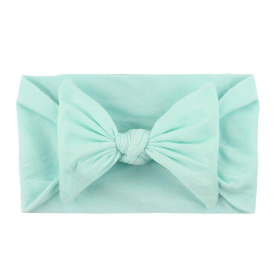 

Детские аксессуары для волос мягкая и удобная нейлоновая повязка с бантом, детские аксессуары милая повязка принцессы (W)