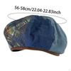 Women Beret Hat Streetwear Fashion Denim Cap for Hiking Traveling Vacation Party