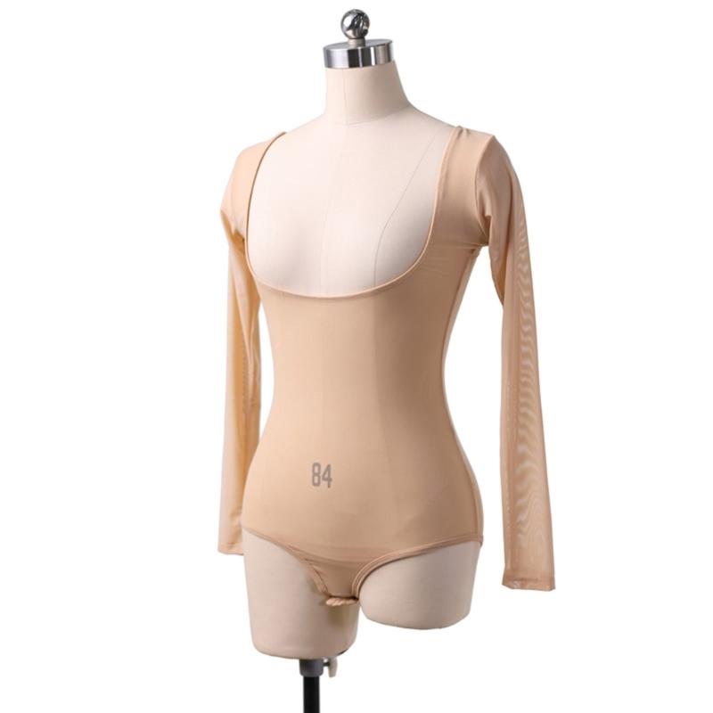 Stretch Nylon Belly Dance Costume Bodysuit High Elasticity Breathable Quick Dry For Performances And Practice