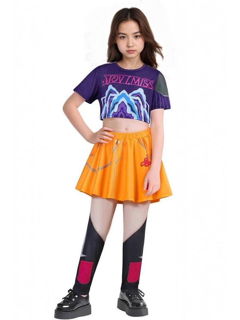 Nový kostým Hunter Girl KPOP pro cosplay na Halloween: Rumi Zoe Edition