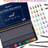 Roseelf Watercolor Colored Pencil Set 1 A5 Watercolor Perfect for Elementary School and Perfect As a Gift for Preschool or School Entrance Includes 36