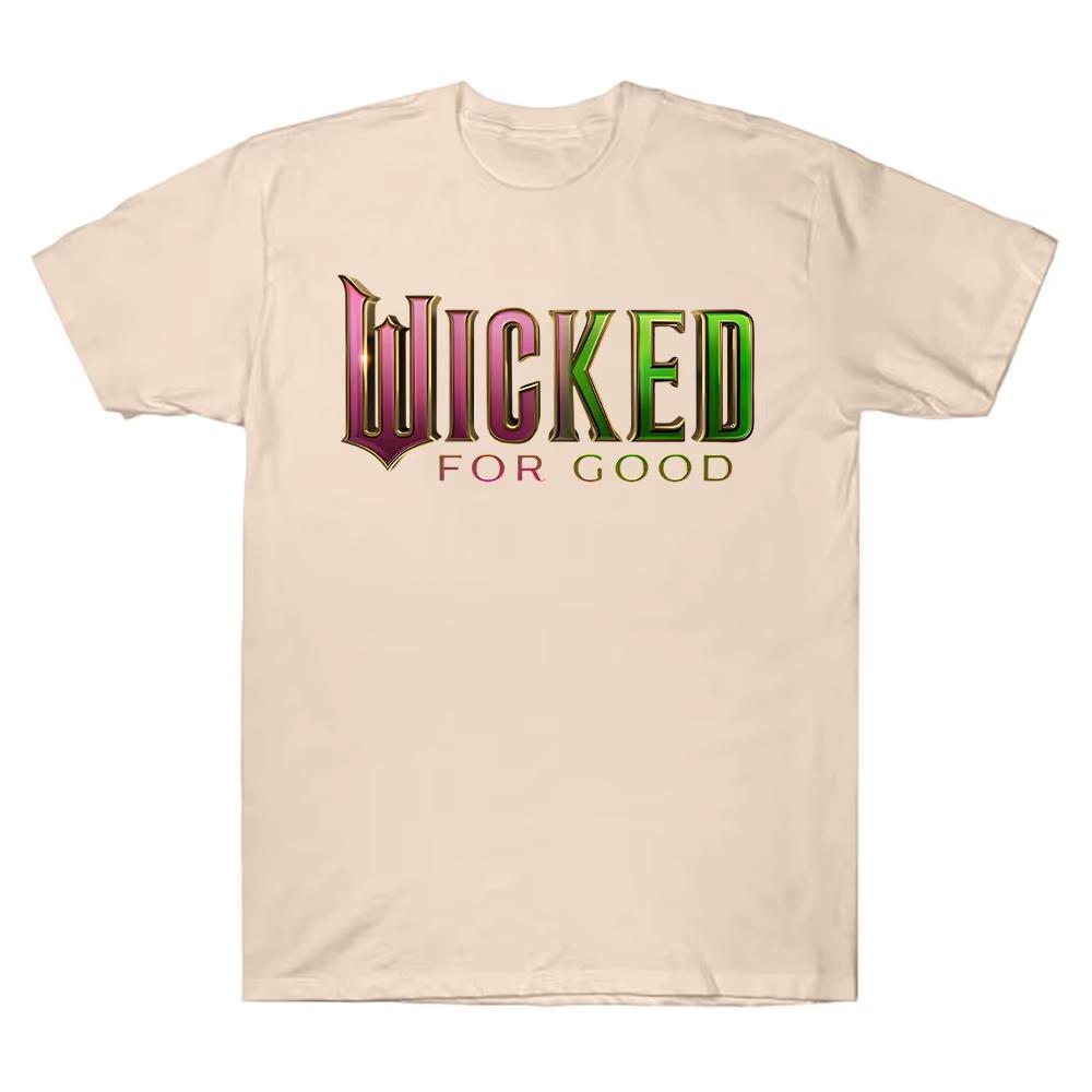 2026 New Wicked for Good T Shirts Fashion  Harajuku Aesthetic Unisex High Quality Female Cotton Shirts Graphic Clothes Tshirt